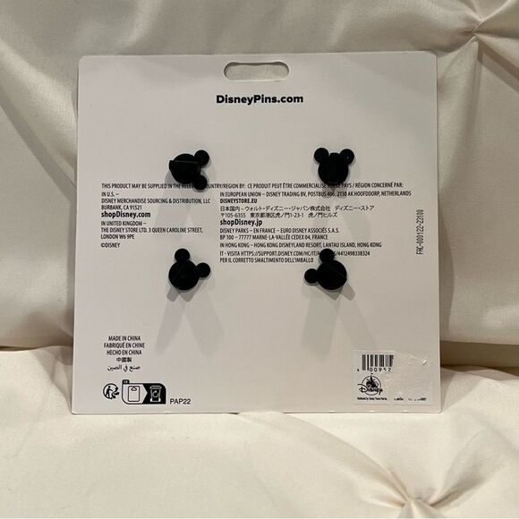 Disney Parks X 12 Disney Princesses 4 Pin Set Belle Ariel Tiana Moana NWT 👑 - Picture 5 of 5